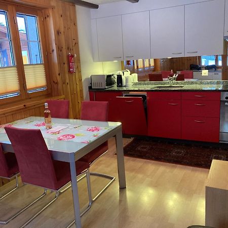 Haus Alpenperle Apartment Saas-Almagell Ruang foto