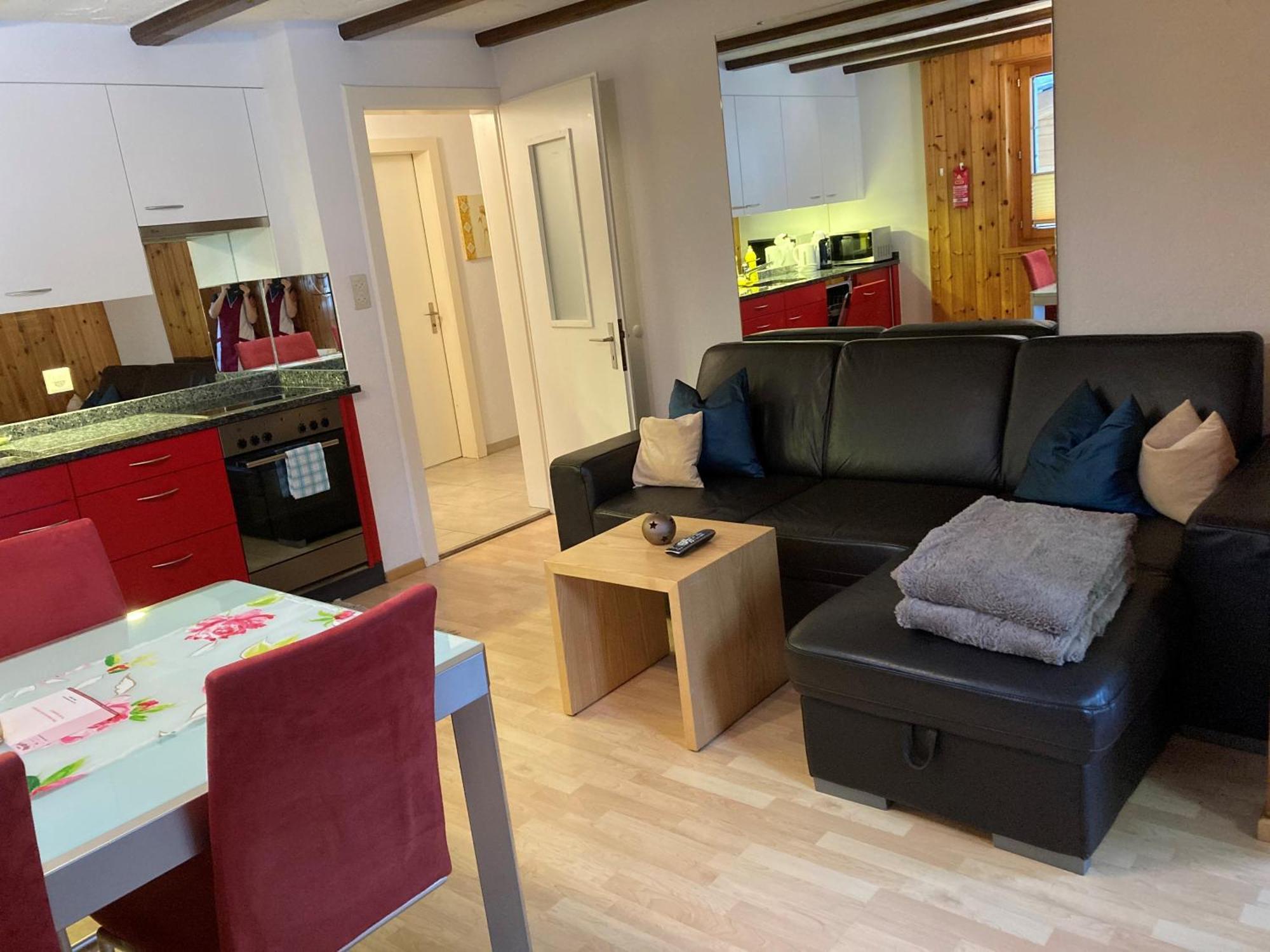 Haus Alpenperle Apartment Saas-Almagell Ruang foto