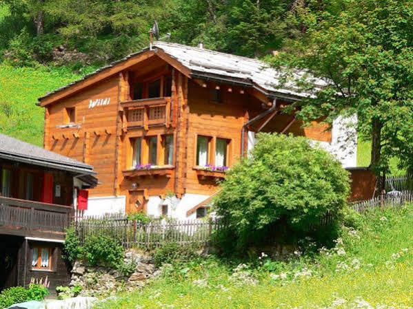 Haus Alpenperle Apartment Saas-Almagell Bagian luar foto