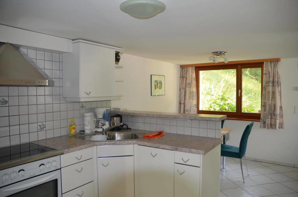 Haus Alpenperle Apartment Saas-Almagell Bagian luar foto